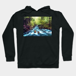 River through the Forest Hoodie